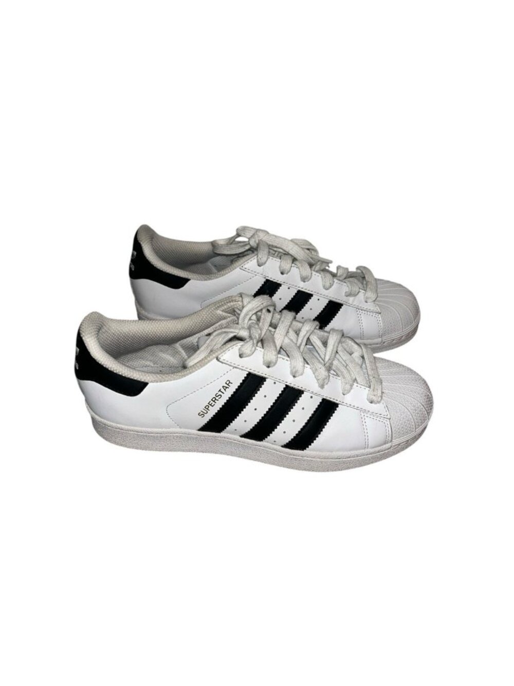 Adidas White Superstar Ortholite Low Top Athletic Hipster Sneakers Size 7.5